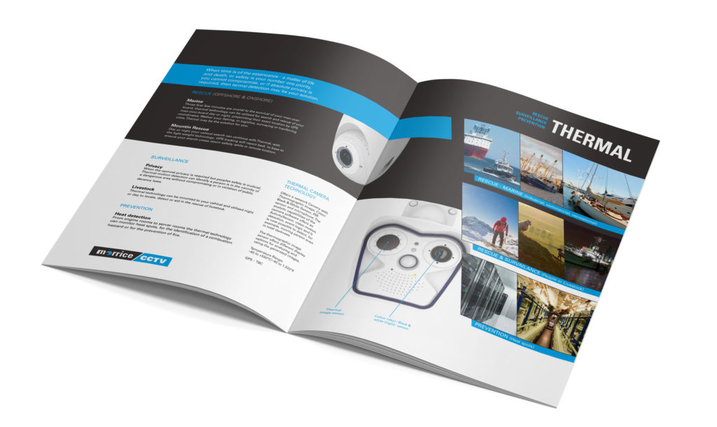 Morrice CCTV Brochure, part of the Change for Growth Tactical Marketing Plan