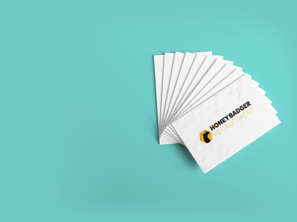 Honey Badger Recruitment Business Card Design by Reason Agency